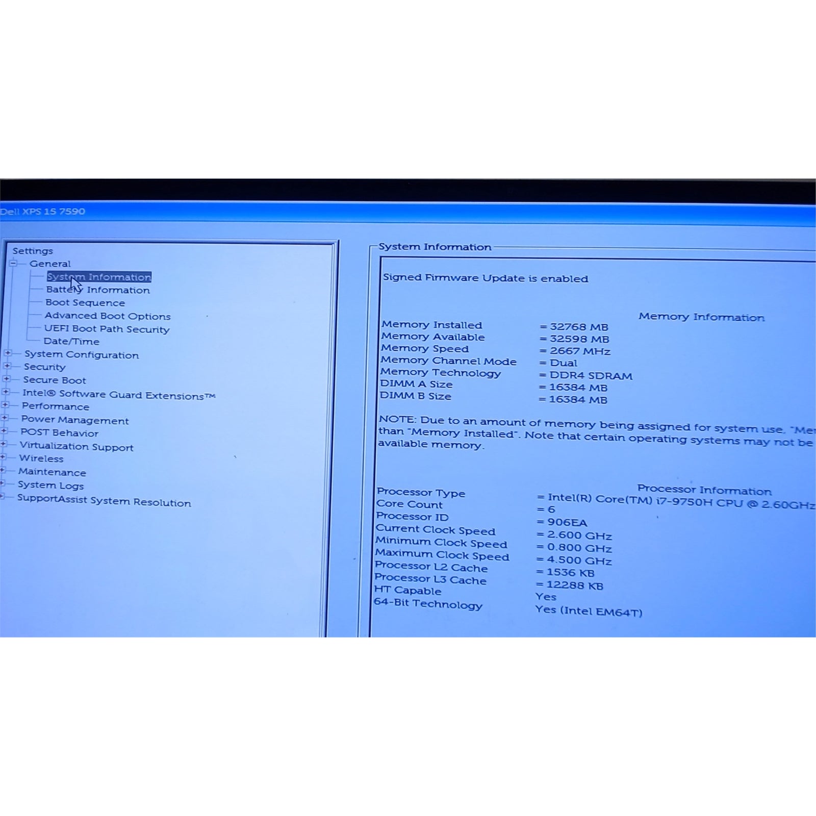 Dell XPS 15 7590 15.6