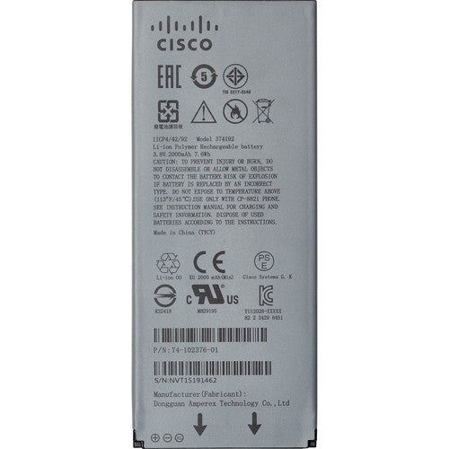 Cisco Rechargeable 4.35V 2060mAh Battery Wireless IP Phone 8821