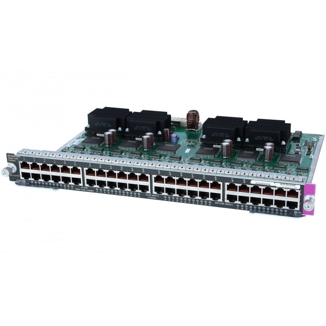 CISCO WS-X4248-RJ45V Catalyst 4500 PoE 802.3af 10/100, (Certified Refurbished)