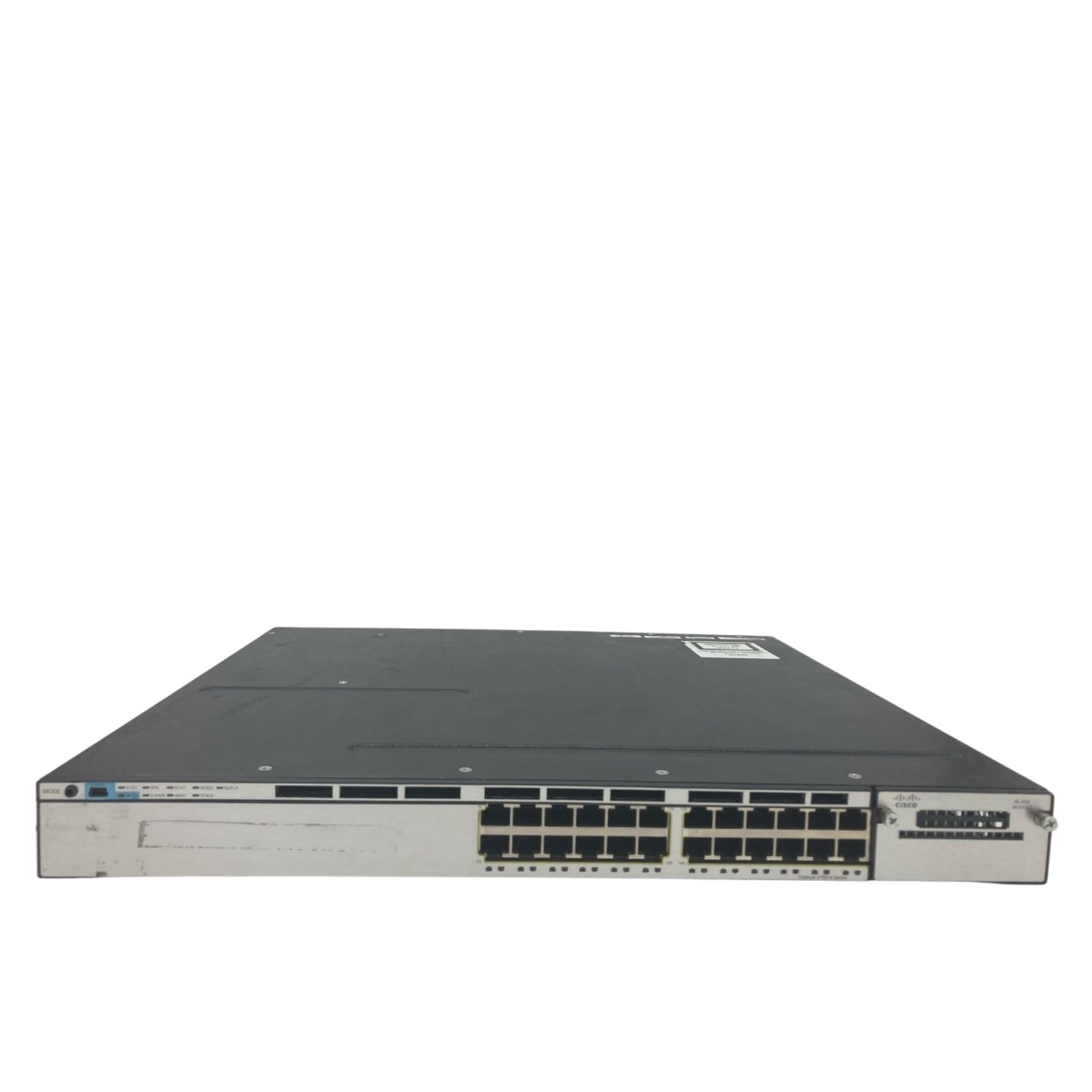 Cisco WS-C3750X-24T-S 24-Port 100Mbps RJ45 1U Specialty Switch, Grey (New Open Box)