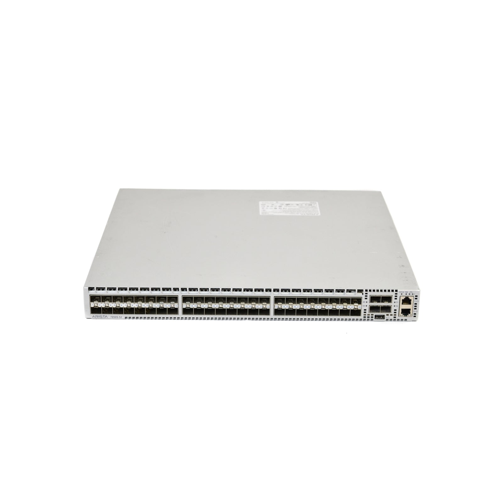 Arista DCS-7050S-52-F 52-Port 10GbE SFP+ Layer 3 Switch w/ front-to-rear ariflow (Used - Good)