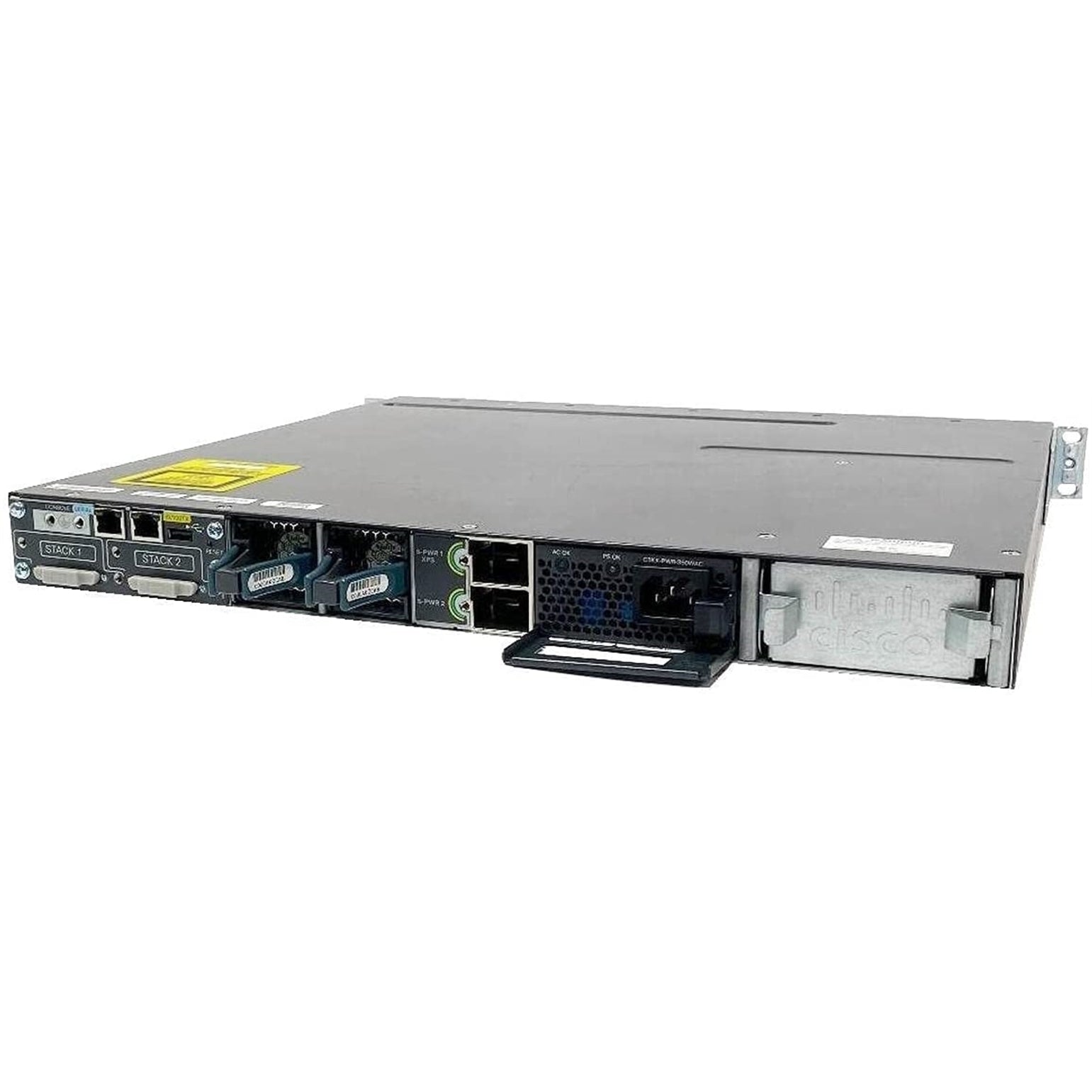 Cisco WS-C3750X-24S-S 24-Port 100Mbps RJ45 1U Specialty Switch, Grey (Certified Refurbished)