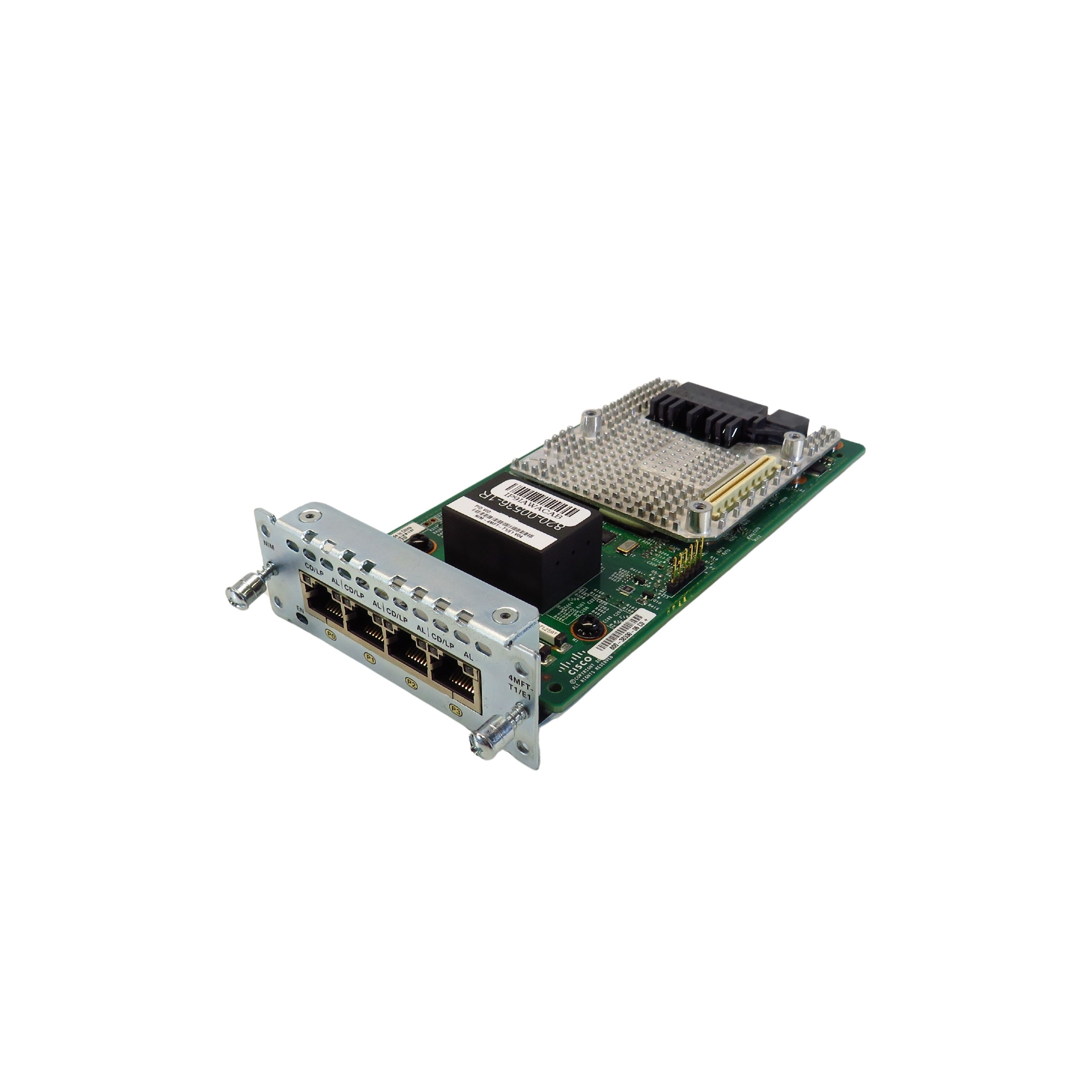 Cisco NIM-4MFT-T1/E1 4-Port Multiflex Trunk Voice Module (Certified Refurbished)