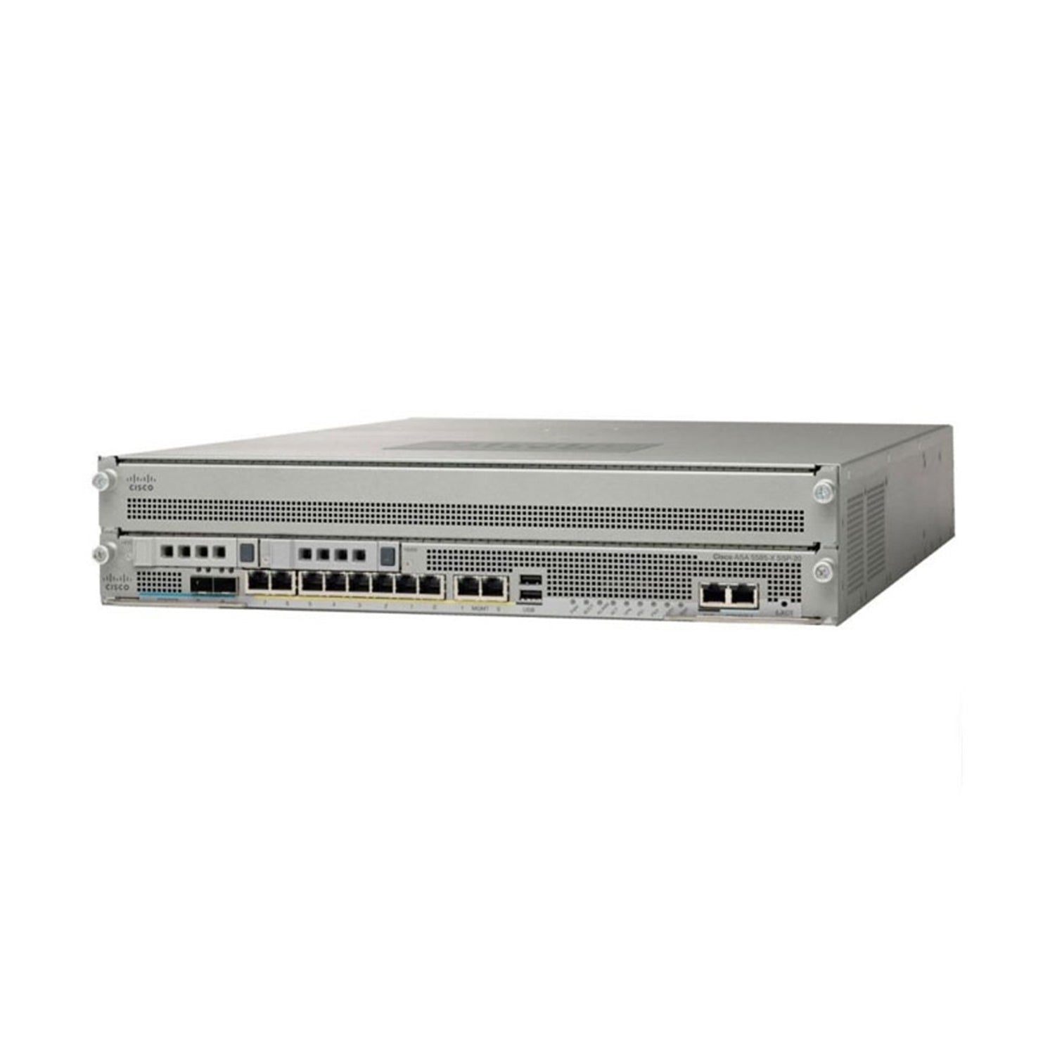 Cisco ASA5585-S10X-K9 ASA 5585-X CHAS WITH SSP10,8GE,2SFP+,2GE Mgt,2 AC,3DES/AES (Certified Refurbished)