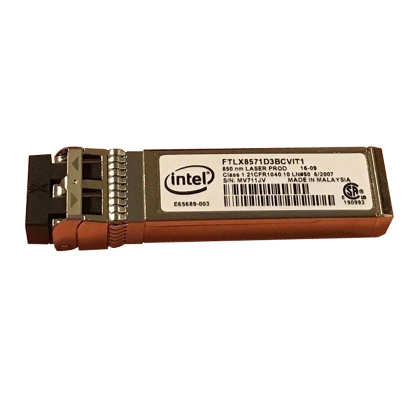 INTEL FTLX8571D3BCVIT1 FTLX8571D3BCVIT1 Intel Dell 10gb Ethernet SFP SR Transceiver (Certified Refurbished)