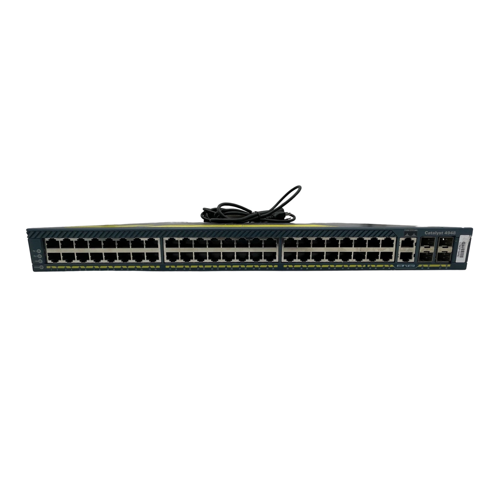 Cisco WS-C4948-S 48-Port 802.11A 100Mbps RJ45 1U Specialty Switch, Grey (Scratch and Dent)