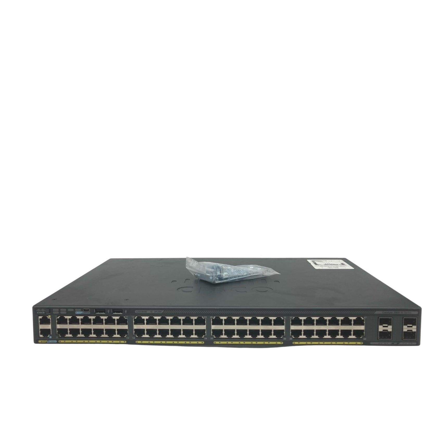 Cisco WS-C2960X-48TS-L 48-Port 100Mbps RJ45 1U Switch, Grey (Certified Refurbished)