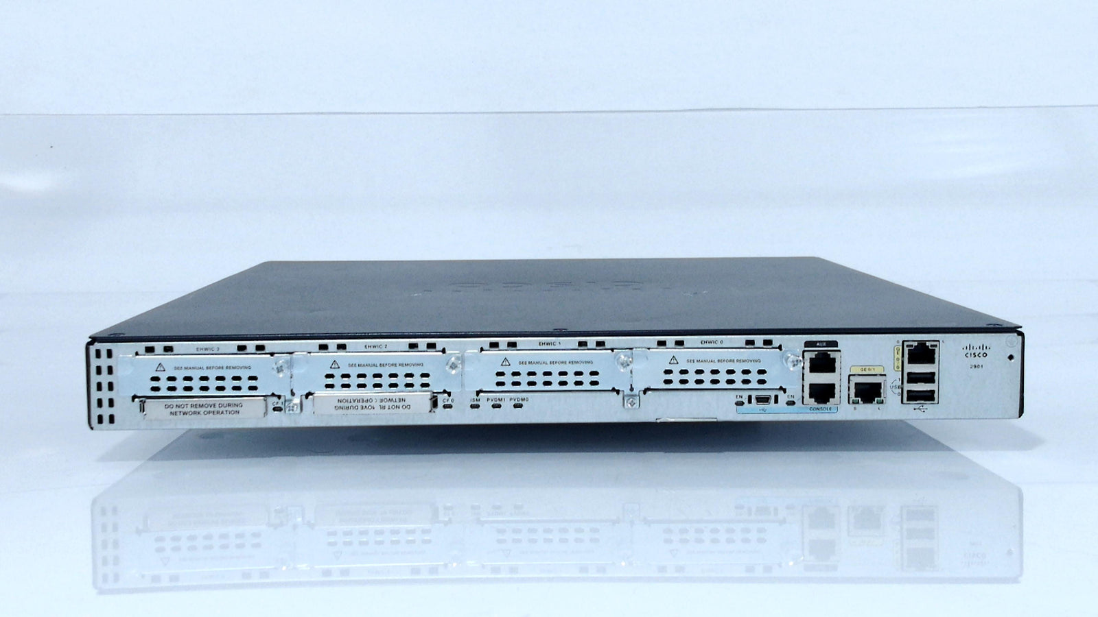 Cisco CISCO2901-SEC/K9 2901 Integrated Services Router, Black (New Open Box)