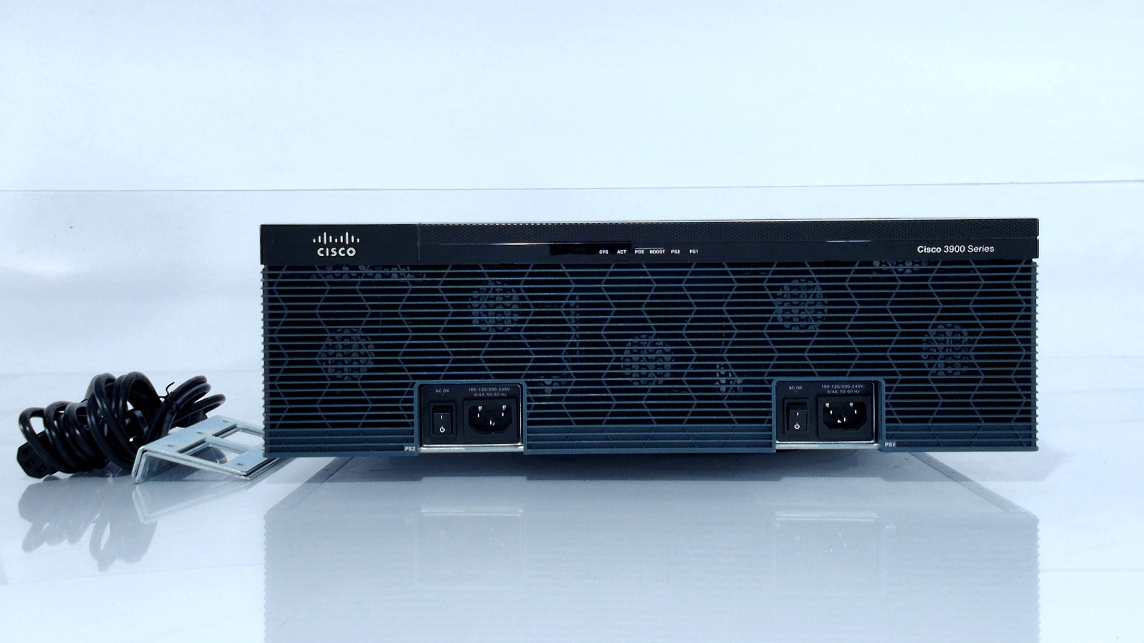 3920 Router Cisco CISCO3925/K9 No WiFi Internal Antenna Wireless Router, Black (Re ...