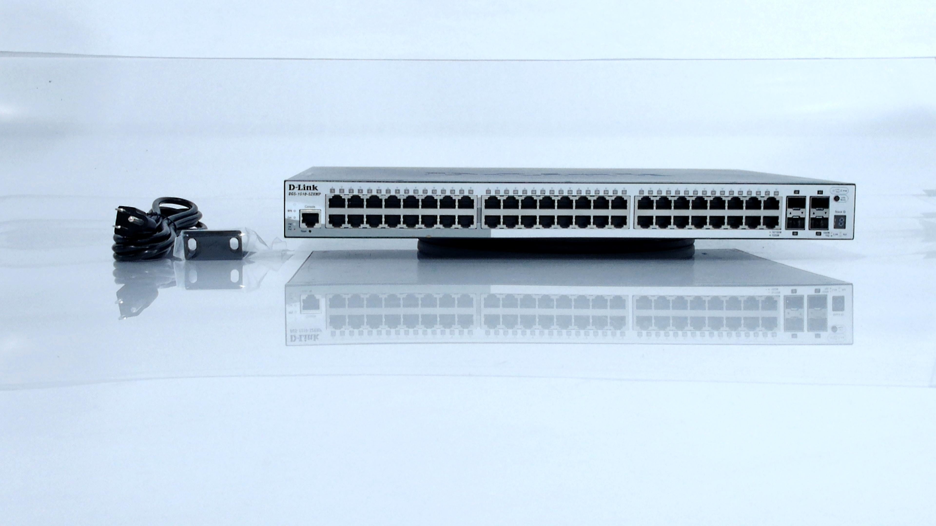 D-Link PoE Switch, 48 52 Port Fast Ethernet Gigabit Managed Switch (Refurbished)