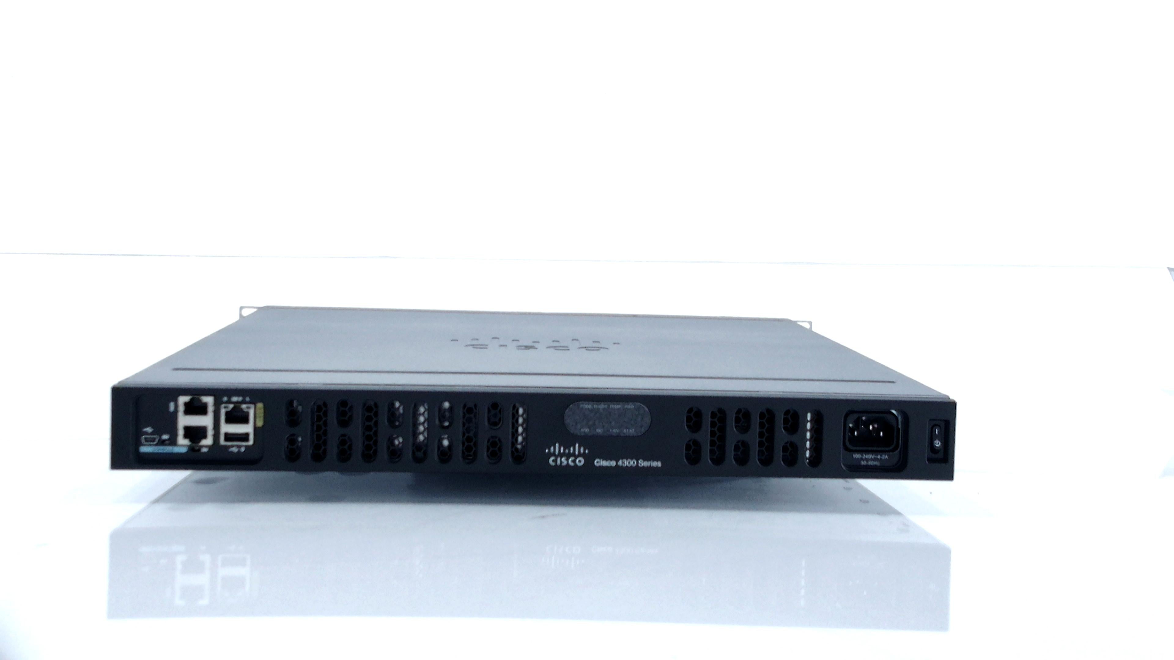 Cisco ISR4331-AX/K9USED Wired WAN 3-Port 10/100/1000Mbps Gigabit,Black(Refurbished)