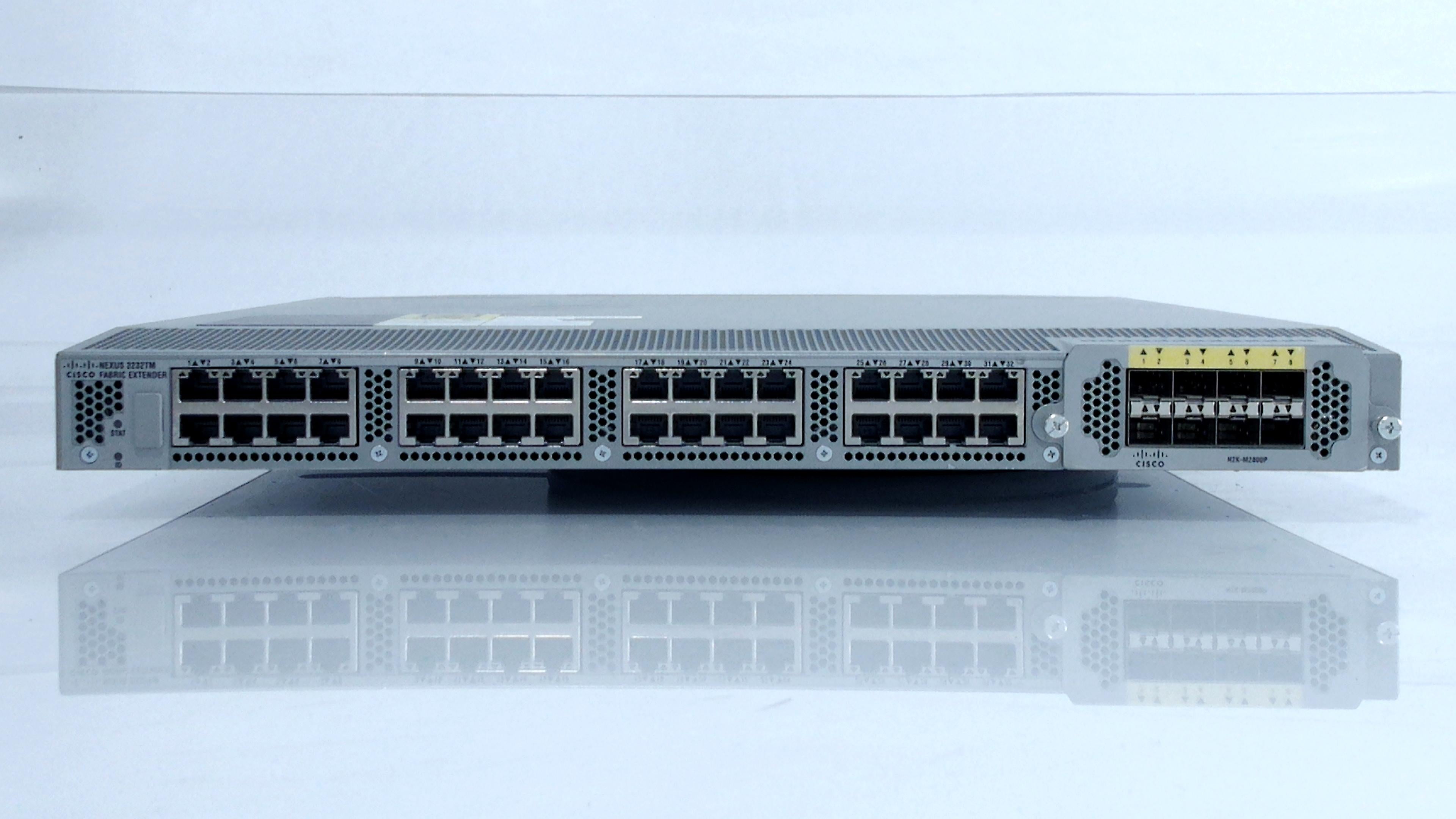 Cisco N2K-C2232TM-E Nexus 2232TM-E 10GE Fabric Extender module (Certif ...