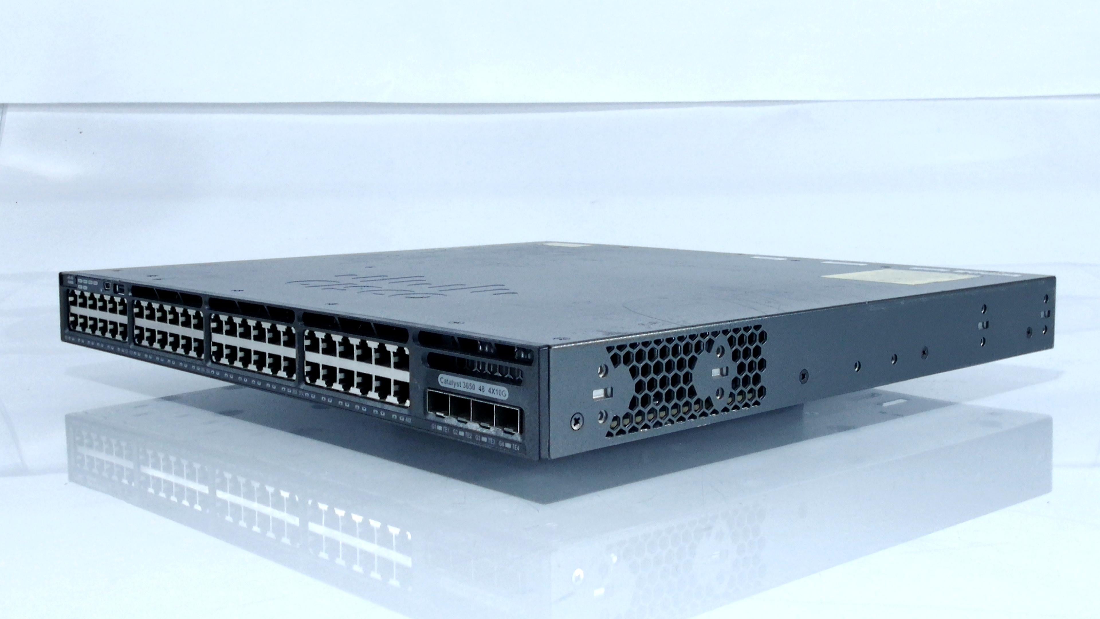 CISCO WS-C3650-48TQ-S Catalyst 3650 48 Port Data 4x10G Uplink IP Base (Refurbished)