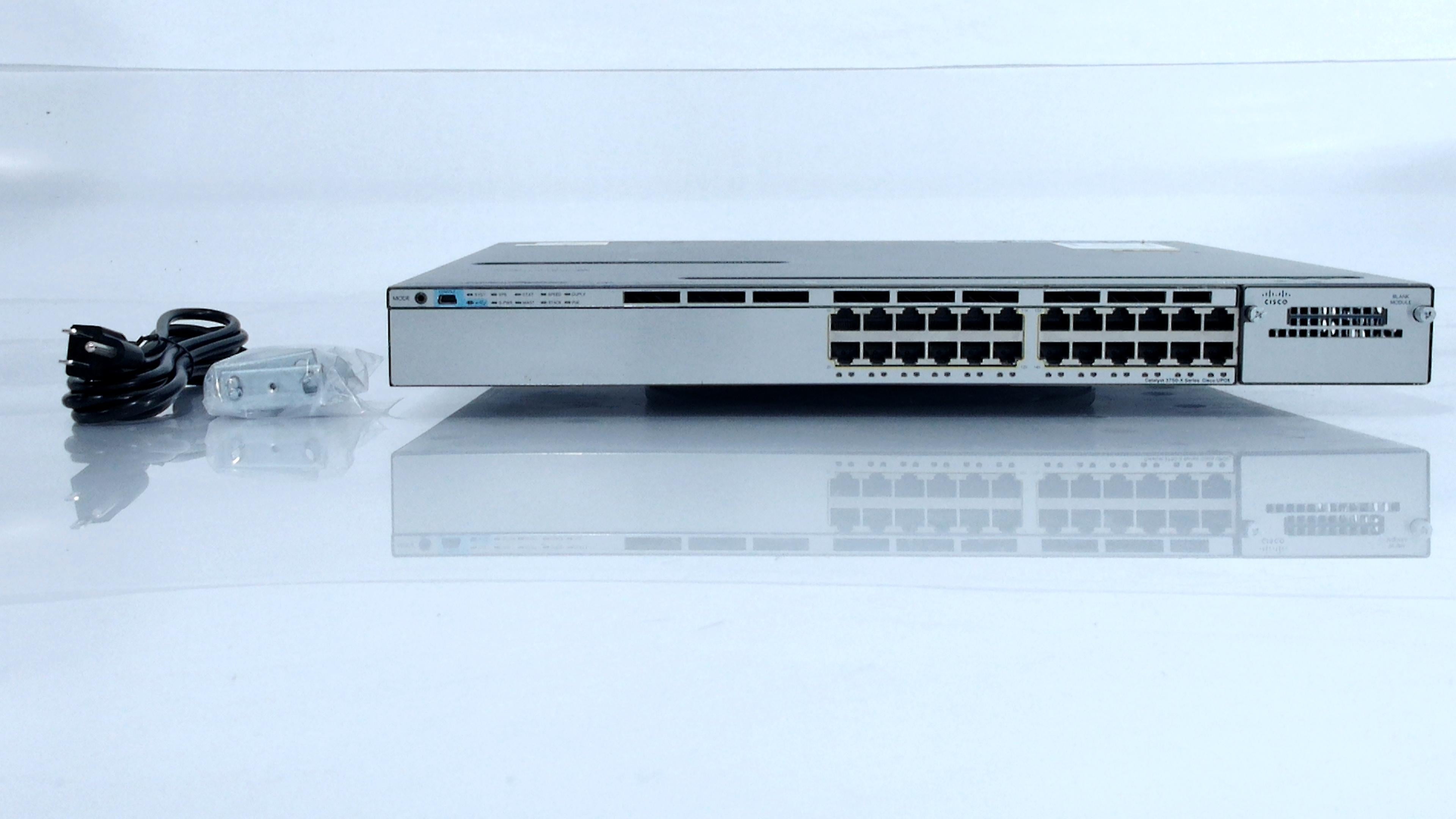 Cisco WS-C3750X-24U-E 24 Port Switch (Refurbished)