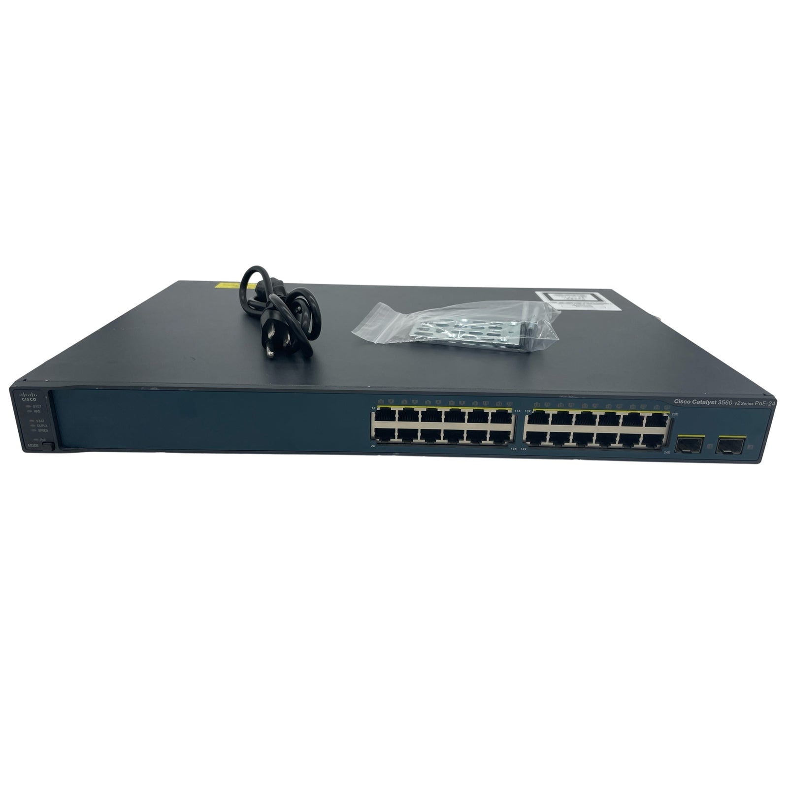 Cisco WS-C3560V2-24PS-S 24-Port 100Mbps RJ45 1U Specialty Switch, Black (Scratch and Dent)