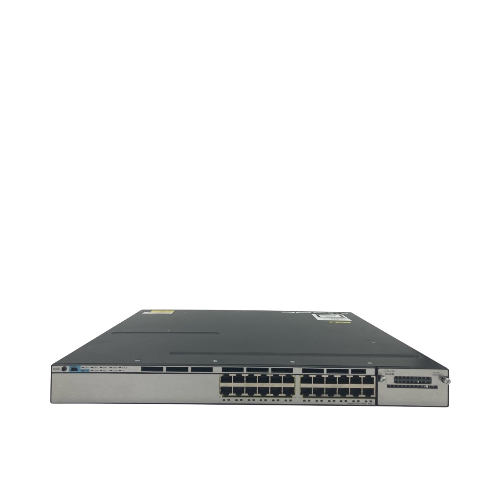 Cisco WS-C3750X-24S-E 24-Port 100Mbps RJ45 1U Switch, Grey (Refurbished)