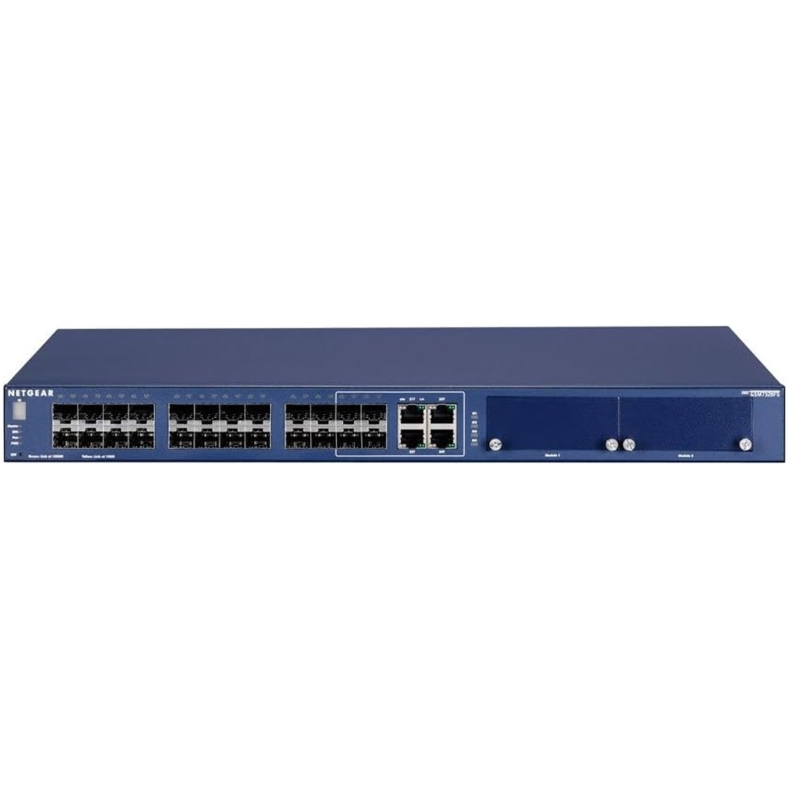 Netgear GSM7328FS 28-Port 100Mbps RJ45 1U Switch, Blue (New Open Box)