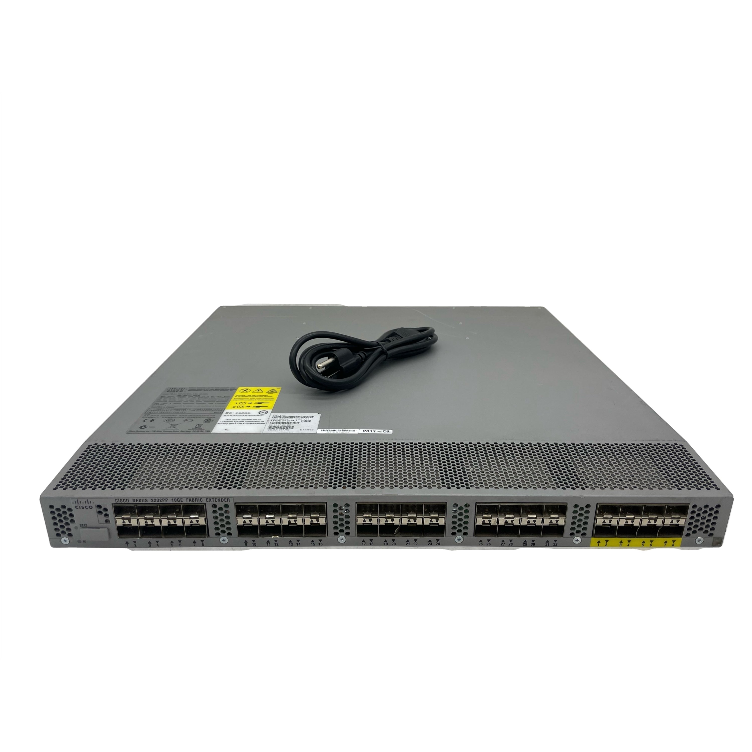 Cisco N2K-C2232PF-10GE 32-Port 100Mbps RJ45 1U Specialty Switch, Grey (Scratch and Dent)