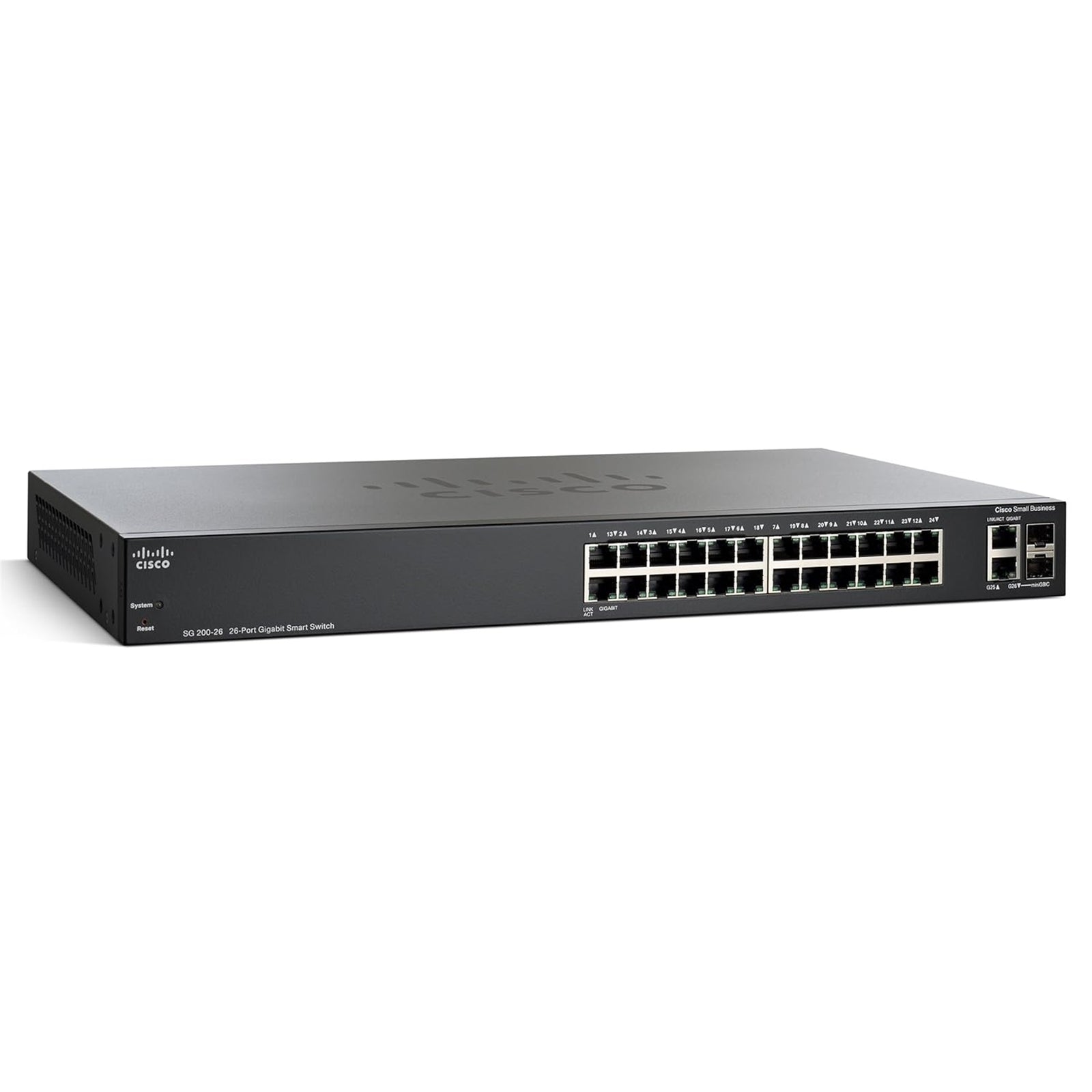 CISCO SLM2024T-NA SG200-26 26-port Gigabit Smart Switch (Scratch and Dent)