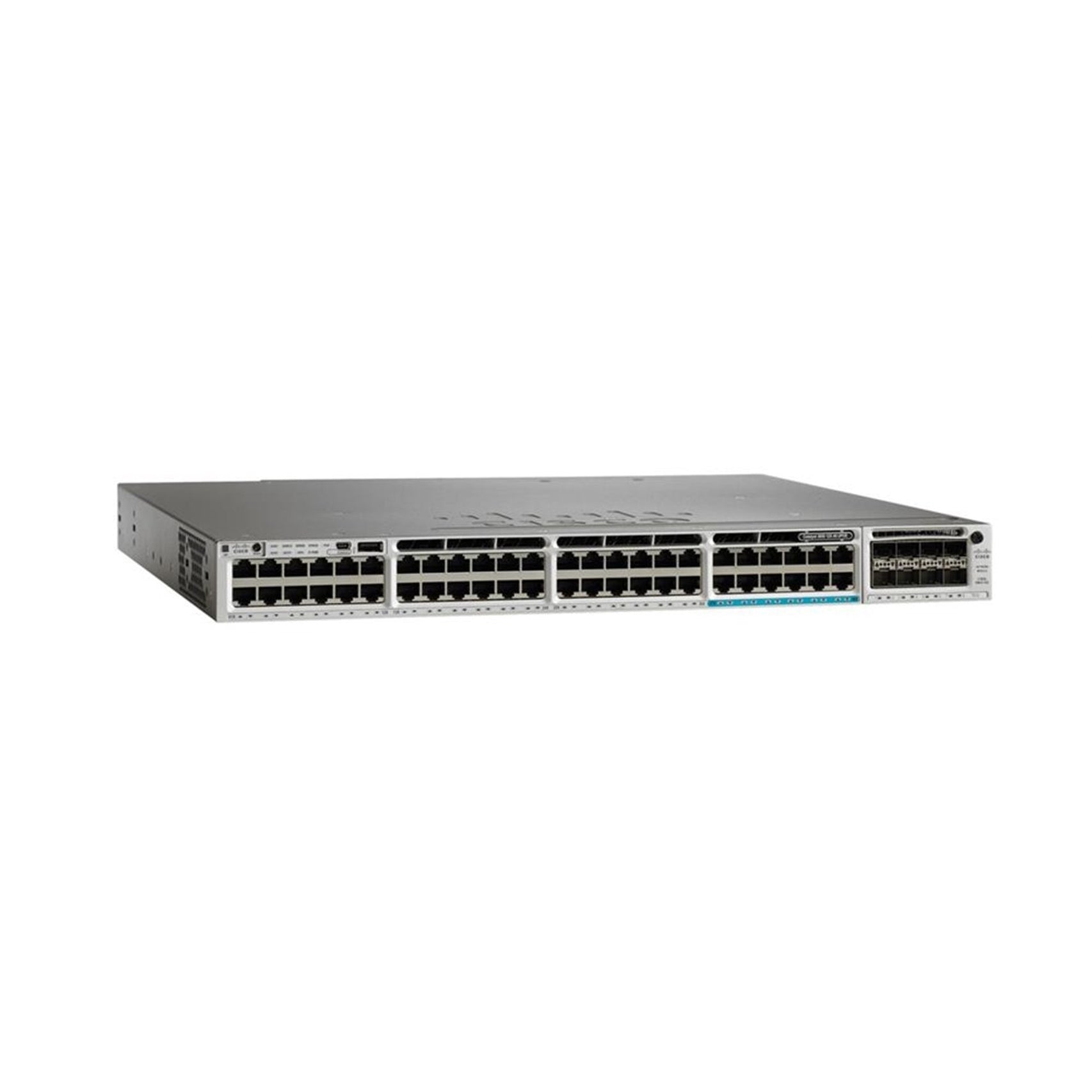 CISCO WS-C3850-12X48U-E 48 Port 12 mGig+36 Gig UPoE Ethernet Switch (Scratch and Dent)