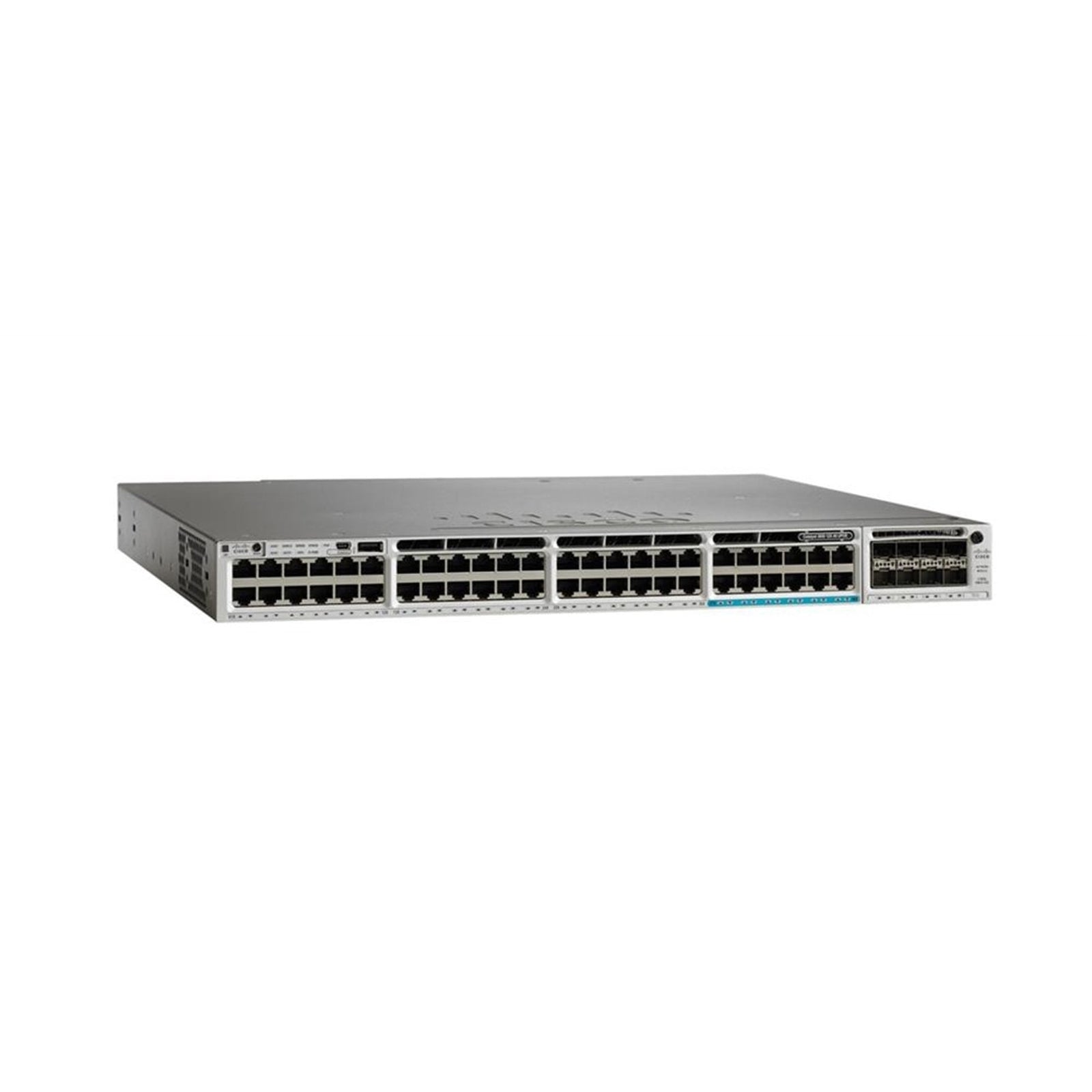 Cisco WS-C3850-12X48U-E 48 Port 12 mGig+36 Gig UPoE Ethernet Switch (Certified Refurbished)