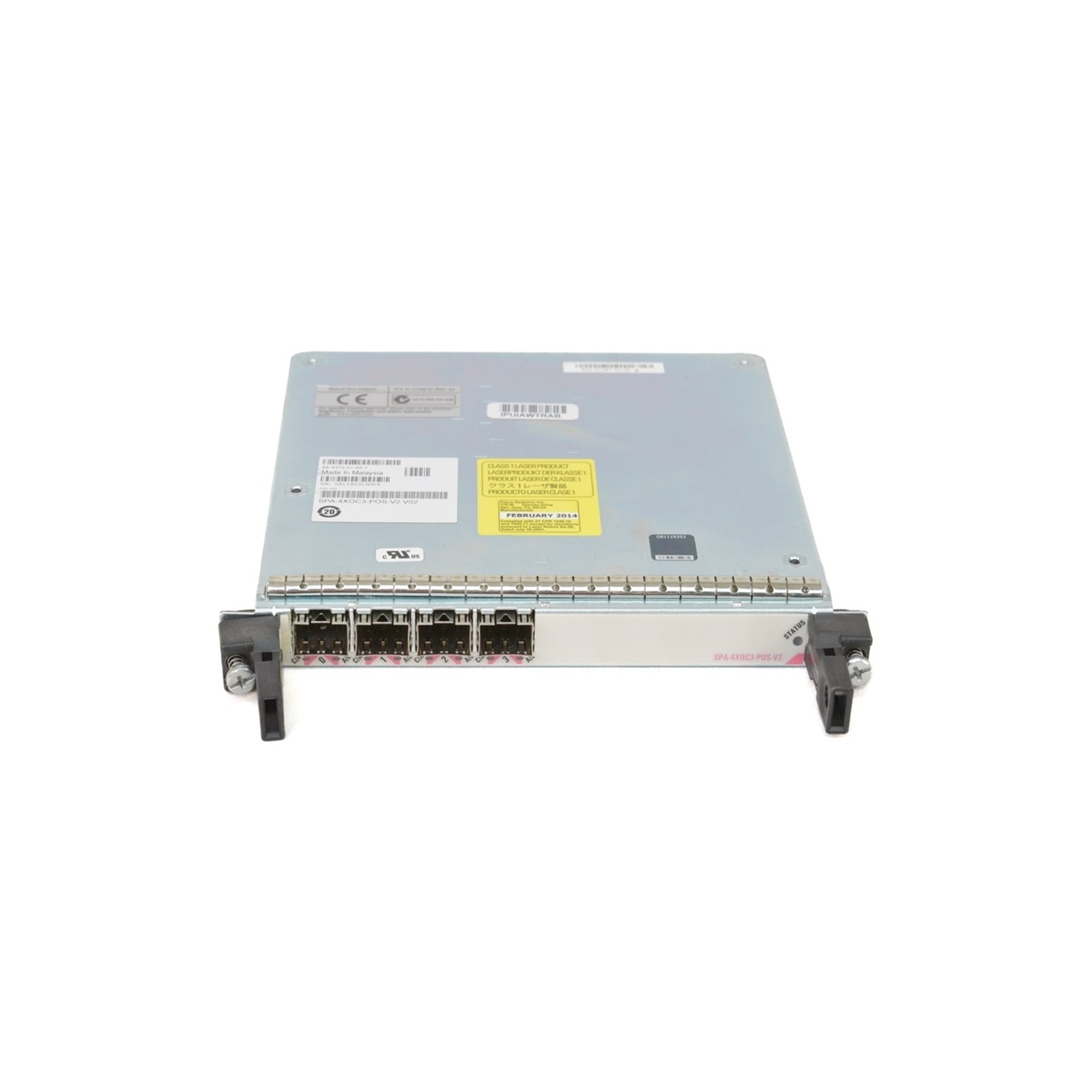 Cisco SPA-4XOC3-POS-V2 4 Port OC-3C/STM-1 POS Shared Adapter (Certified Refurbished)