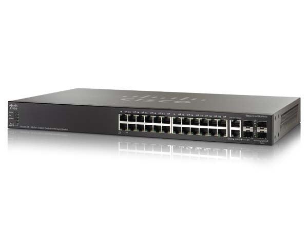 Cisco SG500-28 Managed L3 Gigabit Ethernet (10/100/1000) Black