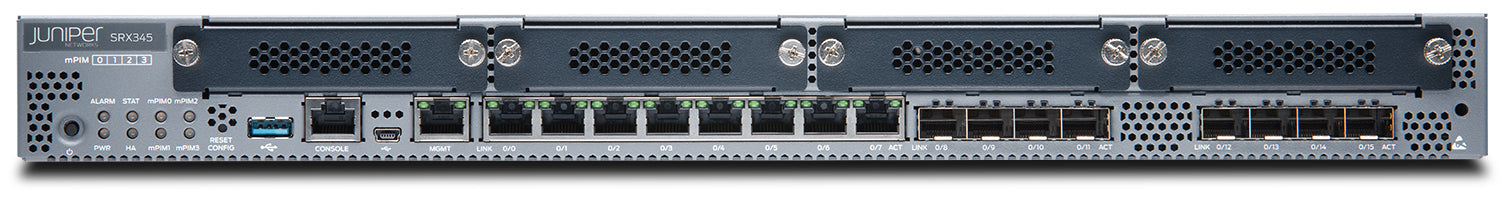 Juniper SRX345 gateway/controller 10, 100, 1000 Mbit/s