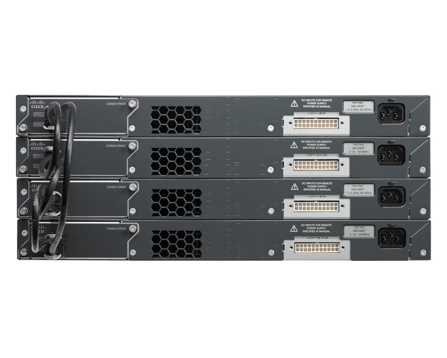 Cisco Small Business WS-C2960X-24TS-L network switch Managed L2/L3 Gigabit Ethernet (10/100/1000) 1U Black