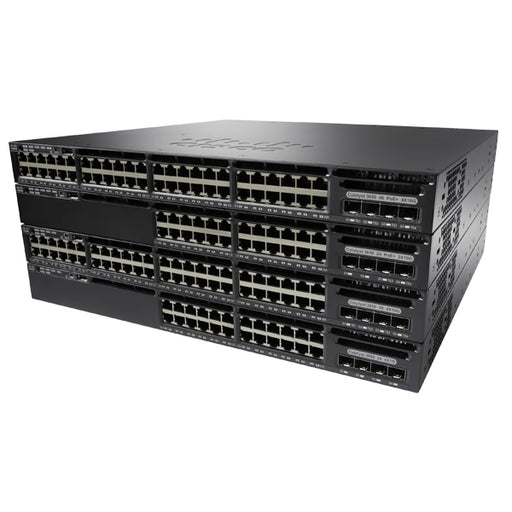 Cisco Catalyst WS-C3650-24TS-S network switch Managed L3 Gigabit Ethernet (10/100/1000) 1U Black