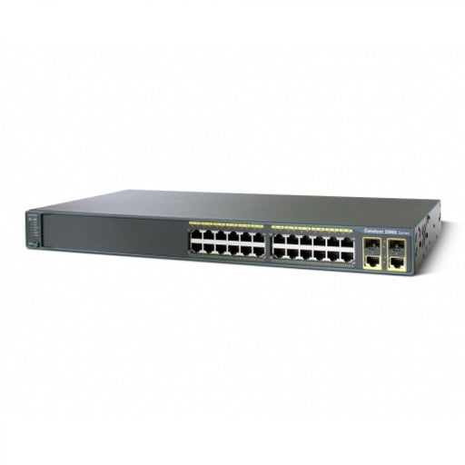 Cisco Catalyst WS-C2960-24LC-S network switch Managed L2 Fast Ethernet (10/100) Power over Ethernet (PoE) 1U Black