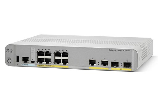 Cisco 2960-CX Managed L2/L3 Gigabit Ethernet (10/100/1000) Power over Ethernet (PoE) White