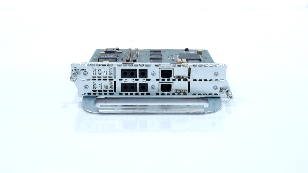 CISCO NM-2CT1-CSU 2-Port Channelized T1/ISDN-PRI with CSU Network Module