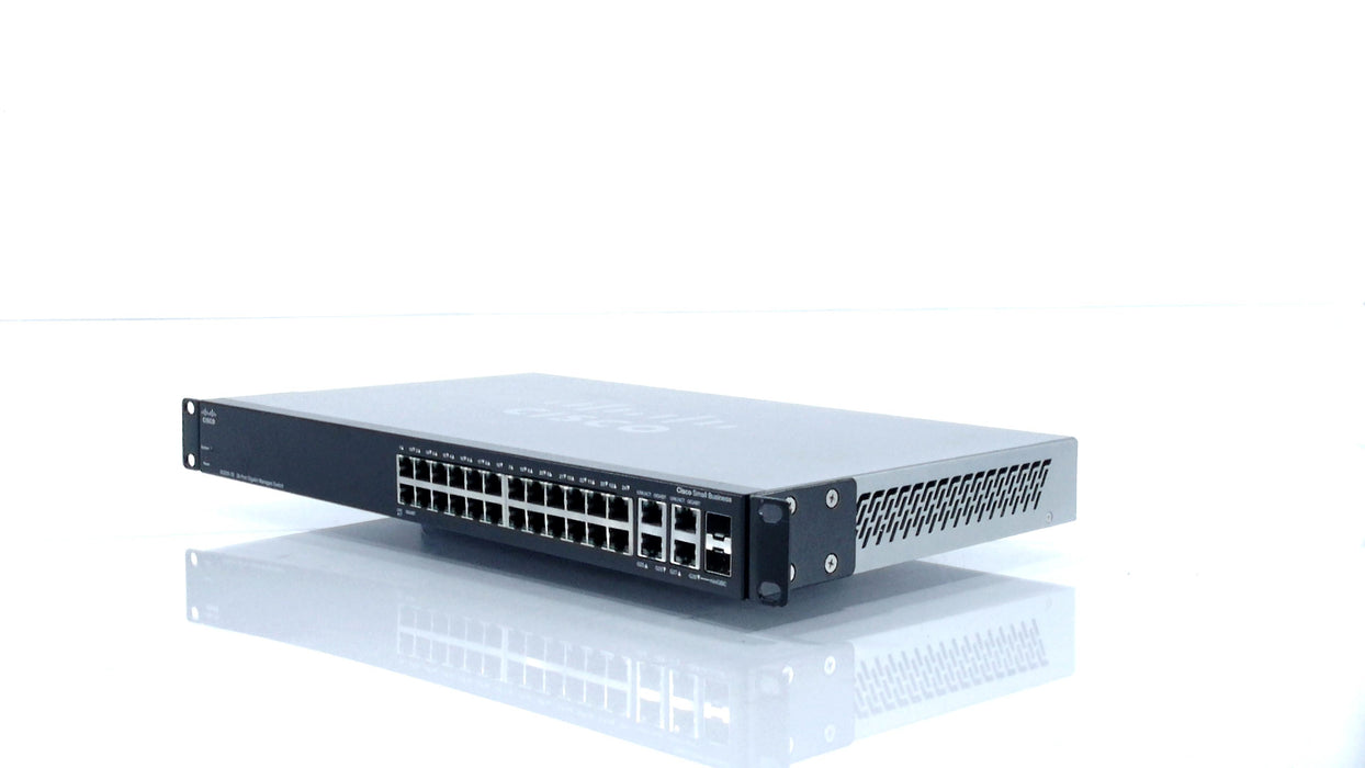 CISCO SRW2024-K9 Cisco SG300-28 24-Port Gigabit Managed Switch - 24 Port