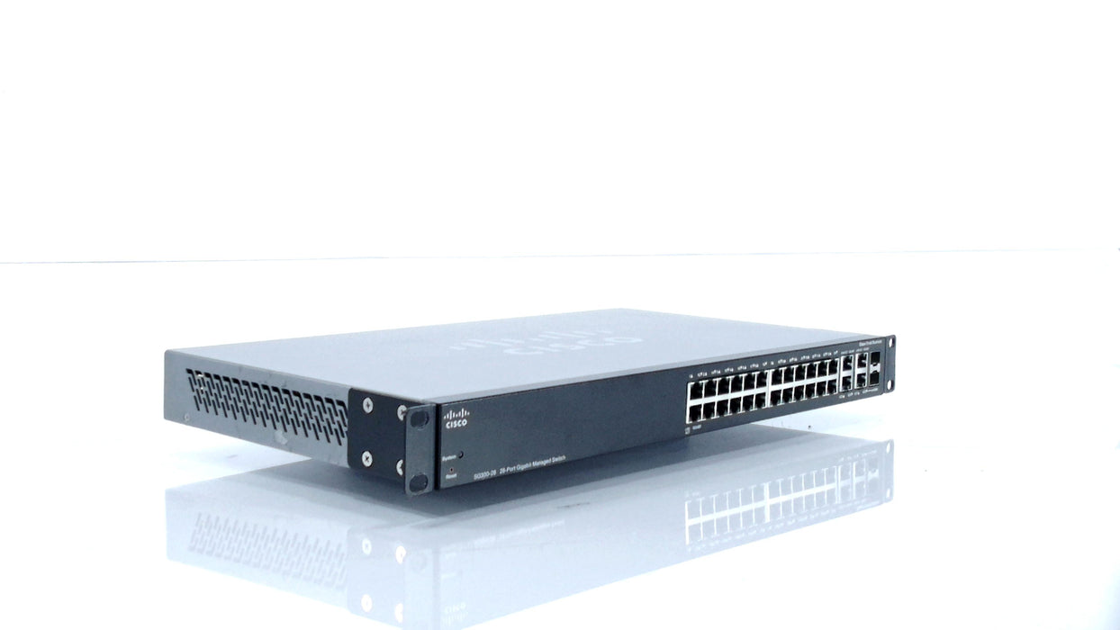 CISCO SRW2024-K9 Cisco SG300-28 24-Port Gigabit Managed Switch - 24 Port