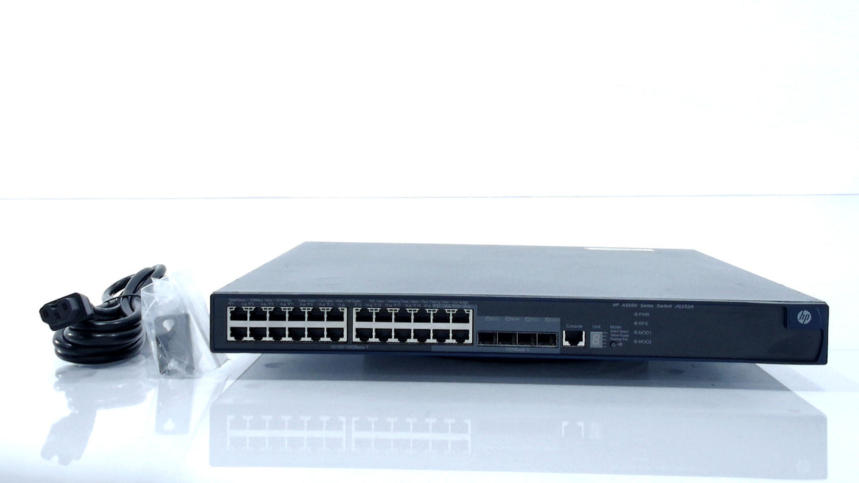 HP JG252A HP 5500-24G-PoE+ EI TAA Switch with 2 Interface Slots
