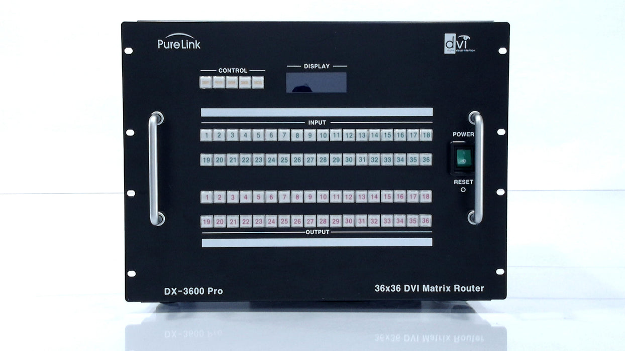 PURELINK DX-3600-PRO 36 DVI Inputs to 36 DVI Outputs Matrix Router