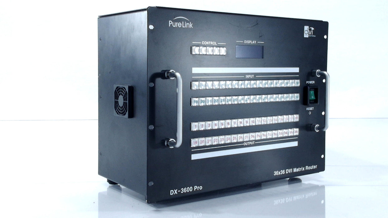 PURELINK DX-3600-PRO 36 DVI Inputs to 36 DVI Outputs Matrix Router