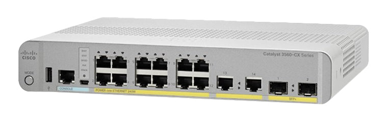 Cisco Catalyst WS-C3560CX-12TC-S network switch Managed L2/L3 Gigabit Ethernet (10/100/1000) Grey, White