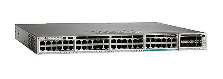Cisco Catalyst WS-C3850-12X48U-L network switch Managed Power over Ethernet (PoE) Black, Grey