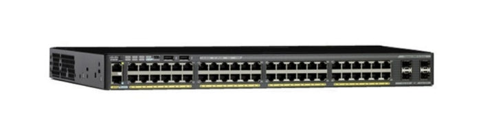 Cisco Catalyst WS-C2960X-48FPS-L network switch Managed L2/L3 Gigabit Ethernet (10/100/1000) Power over Ethernet (PoE) Black