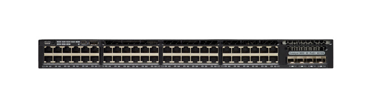 Cisco Catalyst WS-C3650-48FQ-L network switch Managed L3 Gigabit Ethernet (10/100/1000) Power over Ethernet (PoE) 1U Black