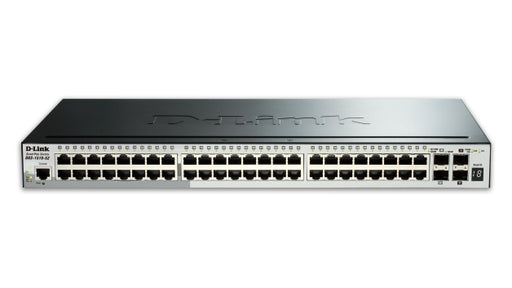 D-Link DGS-1510-52X network switch Managed L3 Gigabit Ethernet (10/100/1000) 1U Black