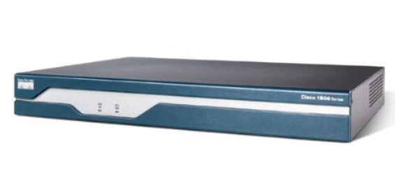 Cisco 1841 wired router Fast Ethernet Black, Blue, Stainless steel