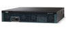 Cisco 2951 wired router Gigabit Ethernet Black, Stainless steel